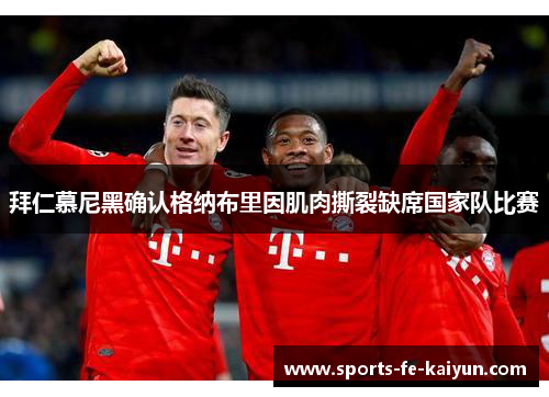 拜仁慕尼黑确认格纳布里因肌肉撕裂缺席国家队比赛